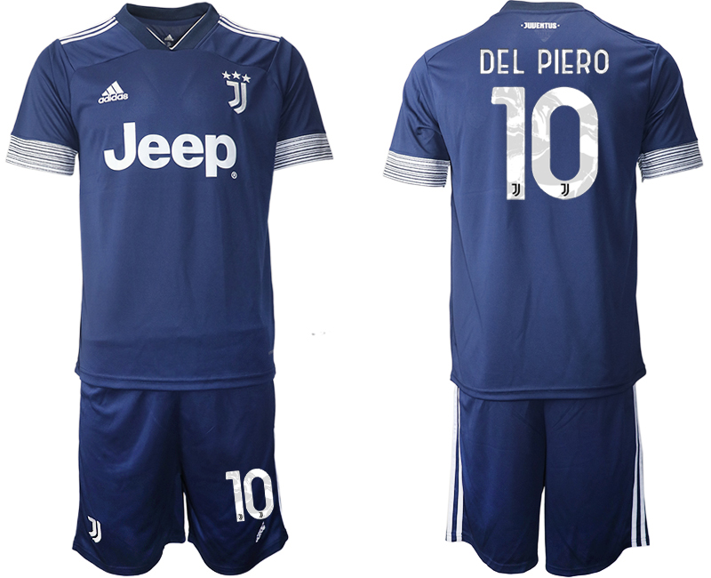 Men 2020-2021 club Juventus away #10 blue Soccer Jerseys1